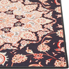 Teppich schwarz beige 60 x 200 cm orientalisches Muster Kurzflor ARITAS Bild 4