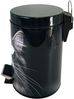 Sanilo Kosmetikeimer Cool Cat, 3 Liter, Bad Mülleimer mit Absenkautomatik & Innenbehälter Bild 2