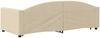 vidaXL Tagesbett Ausziehbar Creme 90x200 cm Stoff 3197192 Bild 5