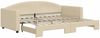 vidaXL Tagesbett Ausziehbar Creme 90x200 cm Stoff 3197192 Bild 2