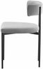 Selsey ‘Loanny’ Polsterstuhl, Samt, Grau Bild 4