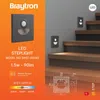 Braytron 1,5W LED Treppenlicht mit Bewegungsmelder – 3CCT, 90 lm, IP20 (BH07-00382) Bild 3