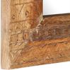 vidaXL Handgeschnitzter Spiegel 50x50x2,5 cm Massivholz Mango 321647 Bild 4