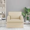 vidaXL Sofa Creme 84 x 80 x 85 cm Stoff 42024481 Bild 3