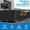 Balkon Sichtschutz Balkonabdeckung Balkonsichtschutz Balkonverkleidung blickdichte Windschutz, 120x600cm, Schwarz Bild 3