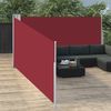 vidaXL Ausziehbare Seitenmarkise Rot 140 x 1000 cm 48489 Bild 3