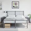 vidaXL Nachttische 2 Stk. Anthrazit 36x39x43,5 cm Stahl 846631 Bild 3