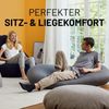Lumaland 'Flexi Comfort' Sitzsack, Polystyrol, Navyblau, Big - 155 x 100 cm Bild 5