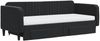 vidaXL Tagesbett Ausziehbar mit Schubladen Schwarz 90x200 cm Samt 3197139 Bild 3