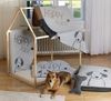 DAVID FUSSENEGGER Tierdecke Hundedecke 'my happy place' 100 x 140 cm Filz- Hellgrau Bild 2