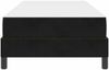 vidaXL Boxspringbett mit Matratze Schwarz 80 x 220 cm Stoff 3398769 Bild 5