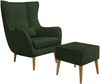 Sessel Lucio Cord (Farbe: Poso 14, mit Fußbank) Bild 2