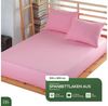 Nordic Schiller Spannbettlaken Spannbettlaken-Set aus 100 % Baumwolle, Ranforce-Stoff, Unifarben, Hypoallergen Bild 2