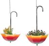 DanDiBo Blumenampel Metall Hängeampel mit Topf Innen Außen Regenschirm Hängepflanzen 2er Set 96258 Pflanzenhänger Blumenhänger Topfhänger Blumen Bild 2