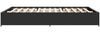 vidaXL Bettgestell Schwarz 140x190 cm Holzwerkstoff und Metall 3279852 Bild 5