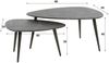 KAWOLA Couchtisch PARANA Set 2-tlg. Holz schwarz dreieckig 40 x 44 x 80 cm Bild 4