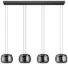 EGLO Hängeleuchte HORTUNAS Pendellampe - Stahl - LED - 4X5,8W - IP20, Dimmfunktion, mehrere Helligkeitsstufen, LED fest integriert, Warmweiß, Hängelampe, Deckenlampe, Wohnzimmer, Esszimmer, L126 x B21 x H150 cm Bild 5