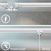Briloner Leuchten Schienensystem-Sets RAIL, ohne Leuchtmittel, Schienensystem Rail 1,5 m Weiß max. 9W Decke Wohnzimmer Büro Küche Bild 4