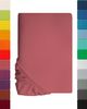 Kinder Jersey Spannbettlaken, Spannbetttuch, Lavea Serie Maya, 60x130 cm | 70x140 cm, Koralle, 100% Baumwolle, hochwertige Verarbeitung, mit Gummizug Bild 4