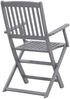 vidaXL Klappbare Gartenstühle 2 Stk. Massivholz Akazie 46333 Bild 5