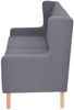 vidaXL Sofa 2-Sitzer Stoff Grau 245453 Bild 3