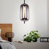 Pendelleuchte, Glas, rauch, Metall, BLACKY Bild 5