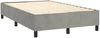 vidaXL Boxspringbett mit Matratze & LED Hellgrau 120x200 cm Samt, Härtegrad: H2 [3136353] Bild 5