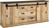 Home affaire Sideboard SHERWOOD, modernes Holz Dekor, mit Scheunentorbeschlag aus Metall, Breite 201 cm Bild 2