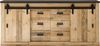 Home affaire Sideboard SHERWOOD, modernes Holz Dekor, mit Scheunentorbeschlag aus Metall, Breite 201 cm Bild 3
