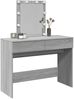 vidaXL Schminktisch mit LED-Beleuchtung Grau Sonoma 100x40x130 cm 848197 Bild 4