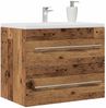 vidaXL Waschbeckenunterschrank Altholz-Optik 60x38,5x48 cm 862026 Bild 4