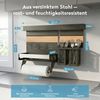 doporro Küchenregal Küchenorganizer-set Multifunktional aus Metall Wandmontage 52/82cm, 52-cm-Schiene trägt bis zu 10.5kg, 82-cm-Schiene trägt bis zu 15kg Bild 3