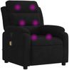 vidaXL Massagesessel Schwarz Samt 373517 Bild 2