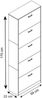 VCM Sipos 920455 H. 170 x B. 59 x T. 22 cm Bild 5