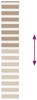 vidaXL Doppelrollo Sandbraun 50x230 cm Stoffbreite 45,9 cm Polyester 4014589 Bild 5