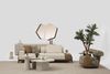 Sitzgruppe/Sofa Set - Wohnzimmergarnitur "Grevillea" 3+3+1-Beige Bild 4