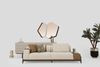 Sitzgruppe/Sofa Set - Wohnzimmergarnitur "Grevillea" 3+3+1-Beige Bild 5