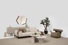 Sitzgruppe/Sofa Set - Wohnzimmergarnitur "Grevillea" 3+3+1-Beige Bild 3