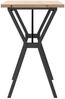 vidaXL Esstisch Y-Gestell 100x50x75,5 cm Massivholz Kiefer & Stahl 3282785 Bild 5