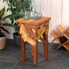 Hocker Patchy 52x30 cm, Recyclingholz massiv natur-bunt Bild 3