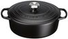 Le Creuset Bräter 'Signature' , Gusseisen , Oval, für alle Herdarten und Induktion geeignet, Schwarz, 31,0 cm Bild 5