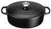 Le Creuset Bräter 'Signature' , Gusseisen , Oval, für alle Herdarten und Induktion geeignet, Schwarz, 31,0 cm Bild 4
