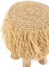 Hocker Alex Raphia / Teakholz Naturell Bild 3