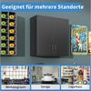 Celya Wandhängeschrank Hängeschrank Metall-Wandschrank mit Schloss, Höhenverstellbar, Robust, Umweltfreundlich, Ideal für Garage, Werkstatt & Büro,H77 cm × B75 cm × T30 cm, Metall-Wandschrank mit Türverschluss & Ablage Bild 2