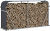 vidaXL Kaminholzunterstand Anthrazit 180x45x100 cm Verzinkter Stahl 364564 Bild 3