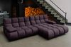 KAWOLA Sofa VIVIEN Ecksofa Velvet purple Longchair rechts 85 x 178 x 290 cm Bild 4
