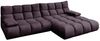 KAWOLA Sofa VIVIEN Ecksofa Velvet purple Longchair rechts 85 x 178 x 290 cm Bild 3
