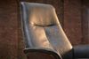 KAWOLA Relaxsessel FERREIRA Drehsessel Lederfaserstoff anthrazit mit Hocker 106 x 84 x 78 cm Bild 4