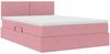 vidaXL Aufbewahrungsbett mit Matratze Rosa 140 x 190 cm Samt 3370700 Bild 5