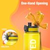 Sport Trinkflasche 750ML Auslaufsicher BPA-frei Tritan für Fahrrad Camping Yoga Bild 3